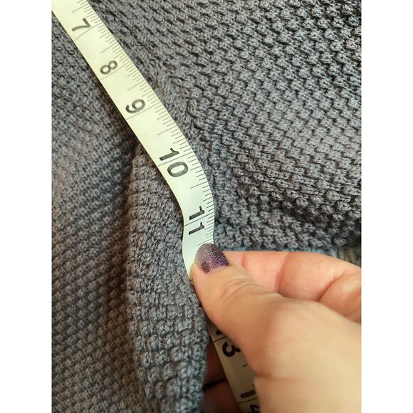 Free People Beach Charcoal Waffle Knit Hailee Cardi Cropped Joggers Size S - Picture 5 of 8